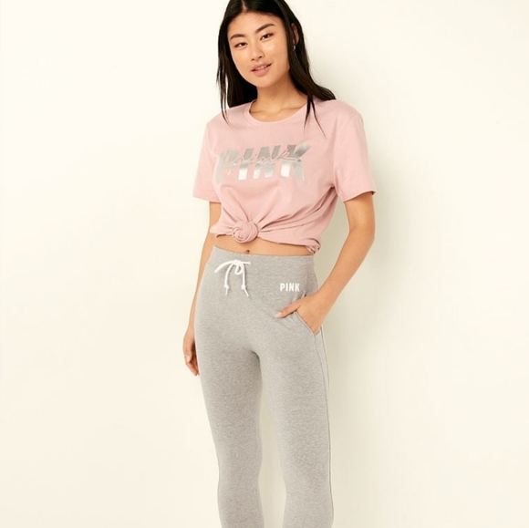 PINK Campus Short sleeve Tee size XL NWT - Picture 4 of 11